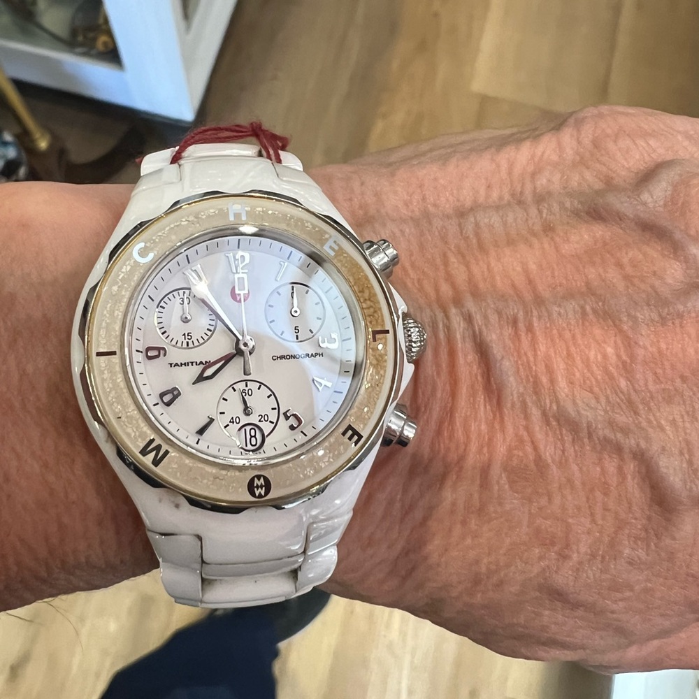 COPY - Beautiful White Michele Watch